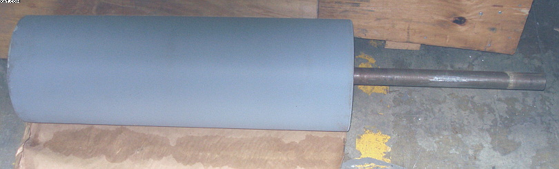 RUBBER Nip Roll for Draw Stand, 29" f ace x 9-3/4" diameter.